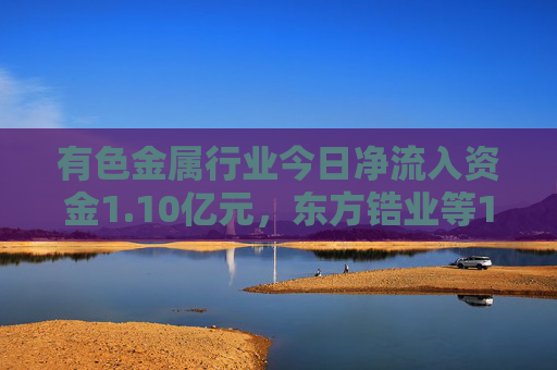 有色金属行业今日净流入资金1.10亿元，东方锆业等14股净流入资金超千万元