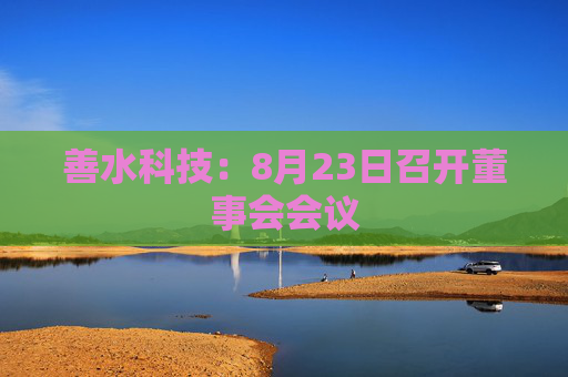 善水科技：8月23日召开董事会会议