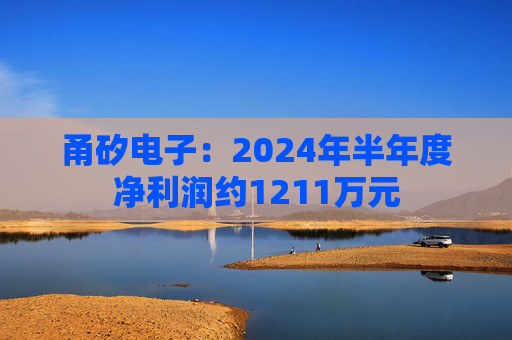 甬矽电子：2024年半年度净利润约1211万元