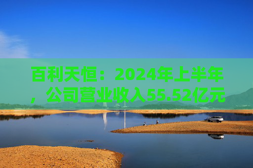 百利天恒：2024年上半年，公司营业收入55.52亿元，同比增长1685.19%