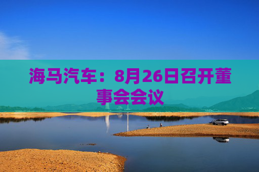 海马汽车：8月26日召开董事会会议