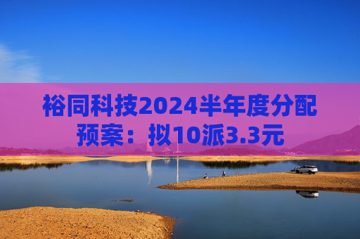 裕同科技2024半年度分配预案：拟10派3.3元