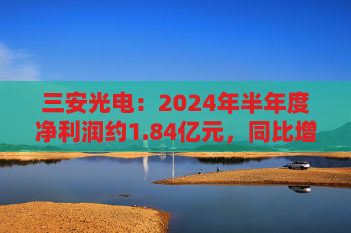 三安光电：2024年半年度净利润约1.84亿元，同比增加8.44%