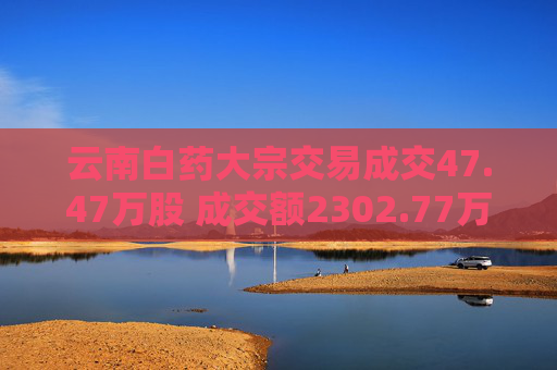 云南白药大宗交易成交47.47万股 成交额2302.77万元