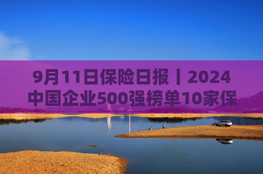 9月11日保险日报丨2024中国企业500强榜单10家保险公司上榜，投资收益带动上市险企上半年成绩单抢眼