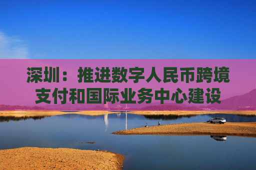 深圳：推进数字人民币跨境支付和国际业务中心建设