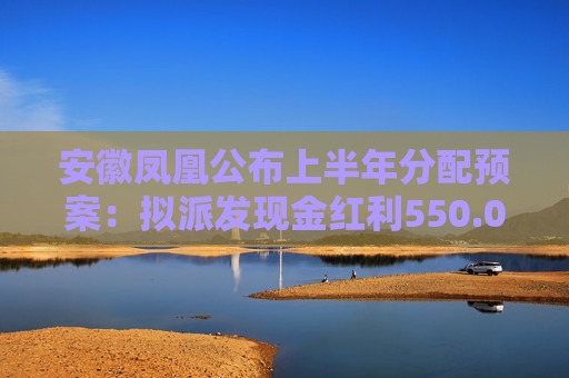 安徽凤凰公布上半年分配预案：拟派发现金红利550.08万元