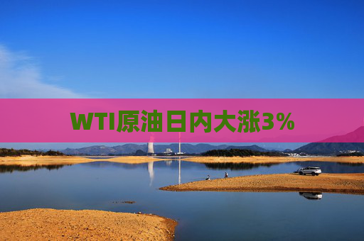 WTI原油日内大涨3%