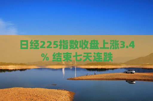 日经225指数收盘上涨3.4% 结束七天连跌