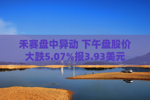 禾赛盘中异动 下午盘股价大跌5.07%报3.93美元