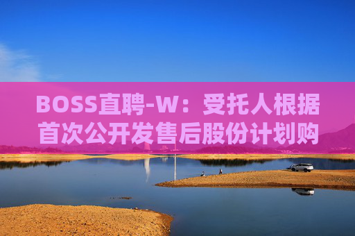 BOSS直聘-W：受托人根据首次公开发售后股份计划购买82.21万股A类普通股