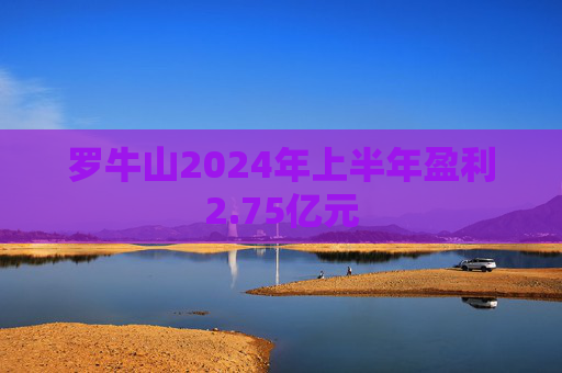 罗牛山2024年上半年盈利2.75亿元