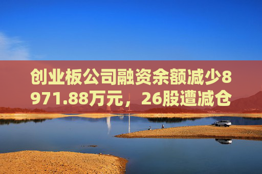 创业板公司融资余额减少8971.88万元，26股遭减仓超5%