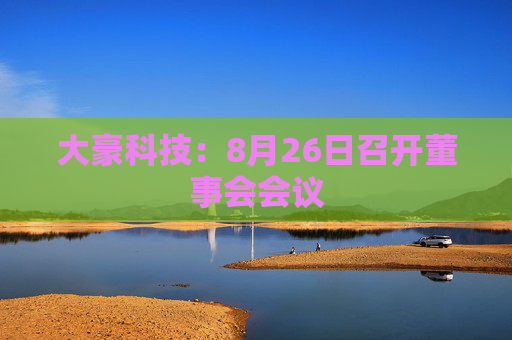 大豪科技：8月26日召开董事会会议