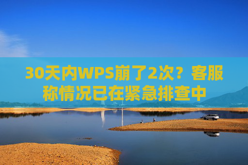 30天内WPS崩了2次？客服称情况已在紧急排查中