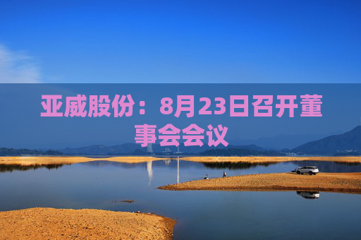 亚威股份：8月23日召开董事会会议