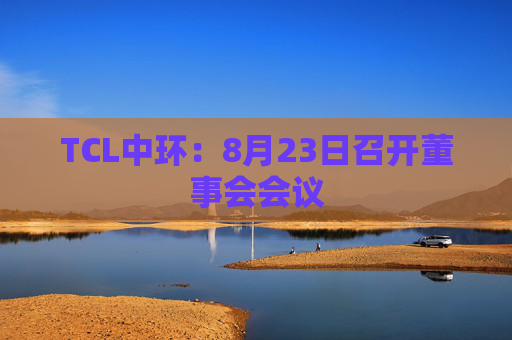 TCL中环：8月23日召开董事会会议