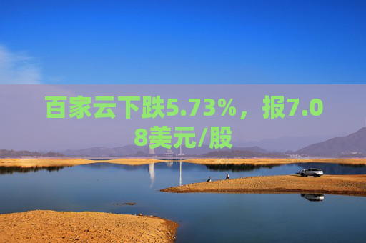 百家云下跌5.73%，报7.08美元/股