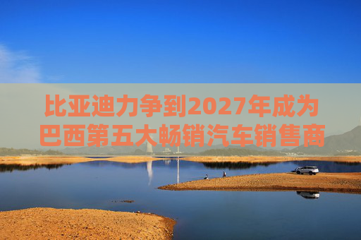 比亚迪力争到2027年成为巴西第五大畅销汽车销售商