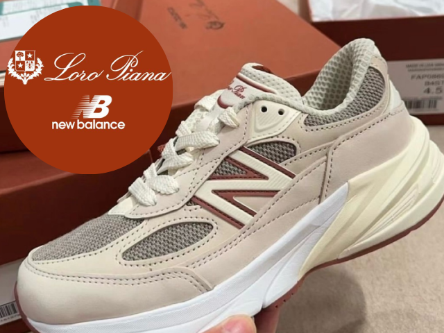 新百伦(New Balance)与Loro Piana联手推出售价1,500美元的豪华运动鞋，推动了“爸爸鞋”的潮流